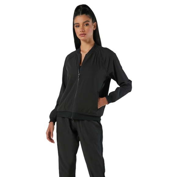 DKNY Sport Tonal Bomber Jacket - Picture 2 of 11